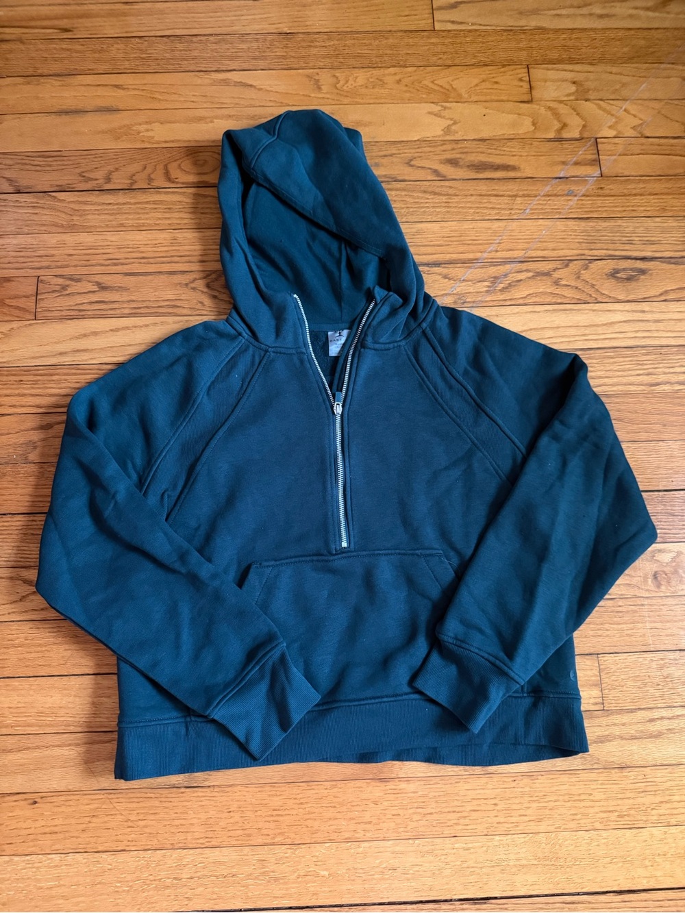 Danskin Women's Half-Zip Hoodie Sweatshirt - Teal